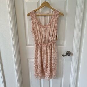 Max Studio Elegant Pink Sleeveless Dress New With Tags